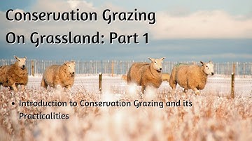 Conservation Grazing on Grassland (Part 1) - Intro to Conservation Grazing and its Practicalities