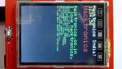 Arduino 2.4 inch Graphics Color LCD Shield