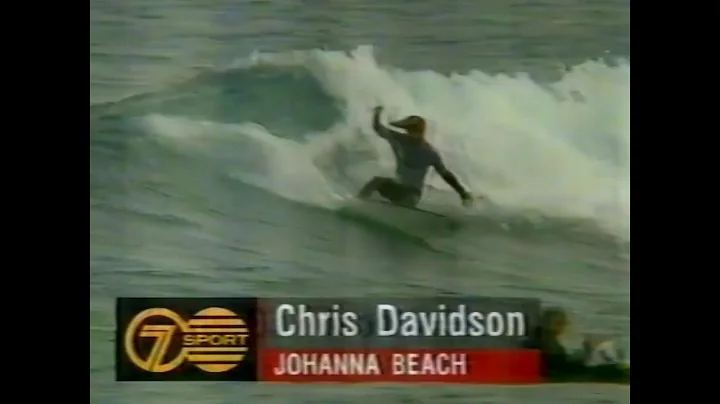Surfing, Bells 1996 - Chris Davidson interview aft...
