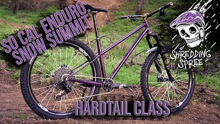 Racing Enduro at Snow Summit on a Steel Hardtail