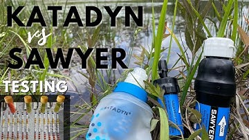 Testing Katadyn BeFree Vs Sawyer Squeeze / Mini