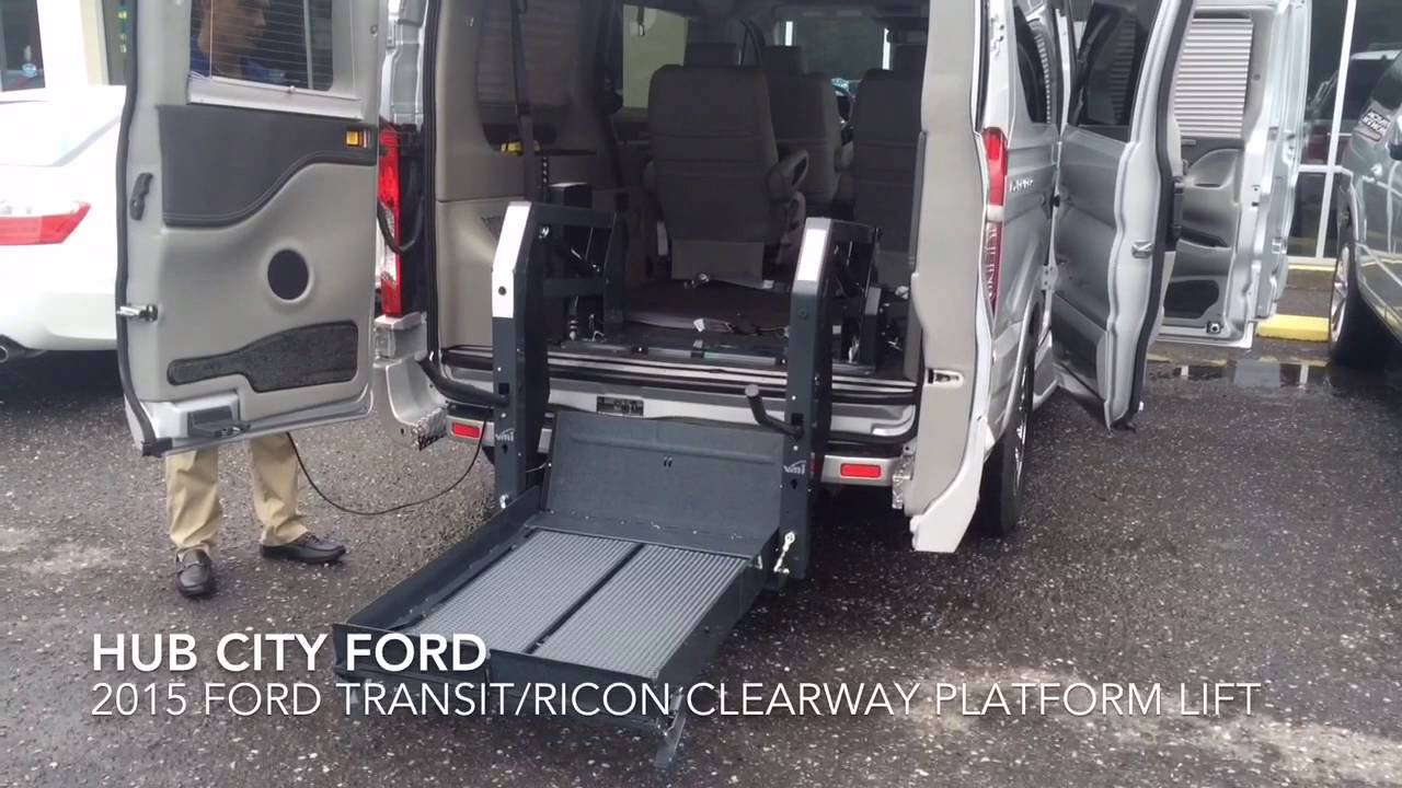 2015 Ford Transit Conversion Van equipped with a Ricon Clearway