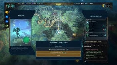 Age of Wonders: Planetfall - Bugs - UI glitch, first option "found colony" hidden