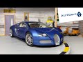  bugatti veyron bleu centenaire autoart 118 70951 165