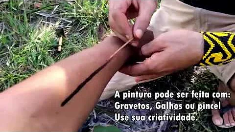 Como se preparar as tintas indígenas?