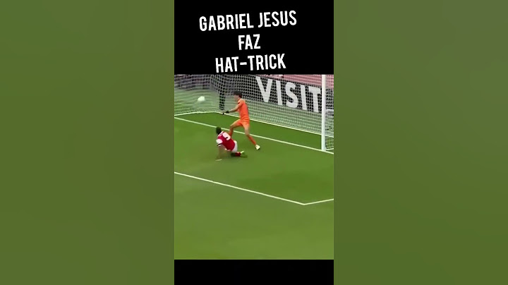 GABRIEL JESUS FAZ HAT-TRICK NA GOLEADA DO ARSENAL.  😎