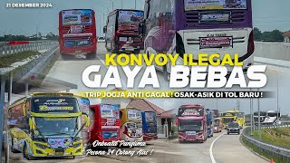 Download lagu [ MAKE THE NEW TOLL ROAD A BUSY! ] CONVOY CALLS FOR IGB TRIP TO JOGJA TO FAIL! Onboard Sanjaya Pa...