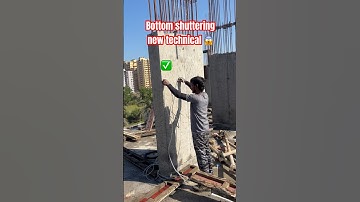 Bottom shuttering new technical 😱#shorts #trending #youtubeshorts #construction #shuttering #work