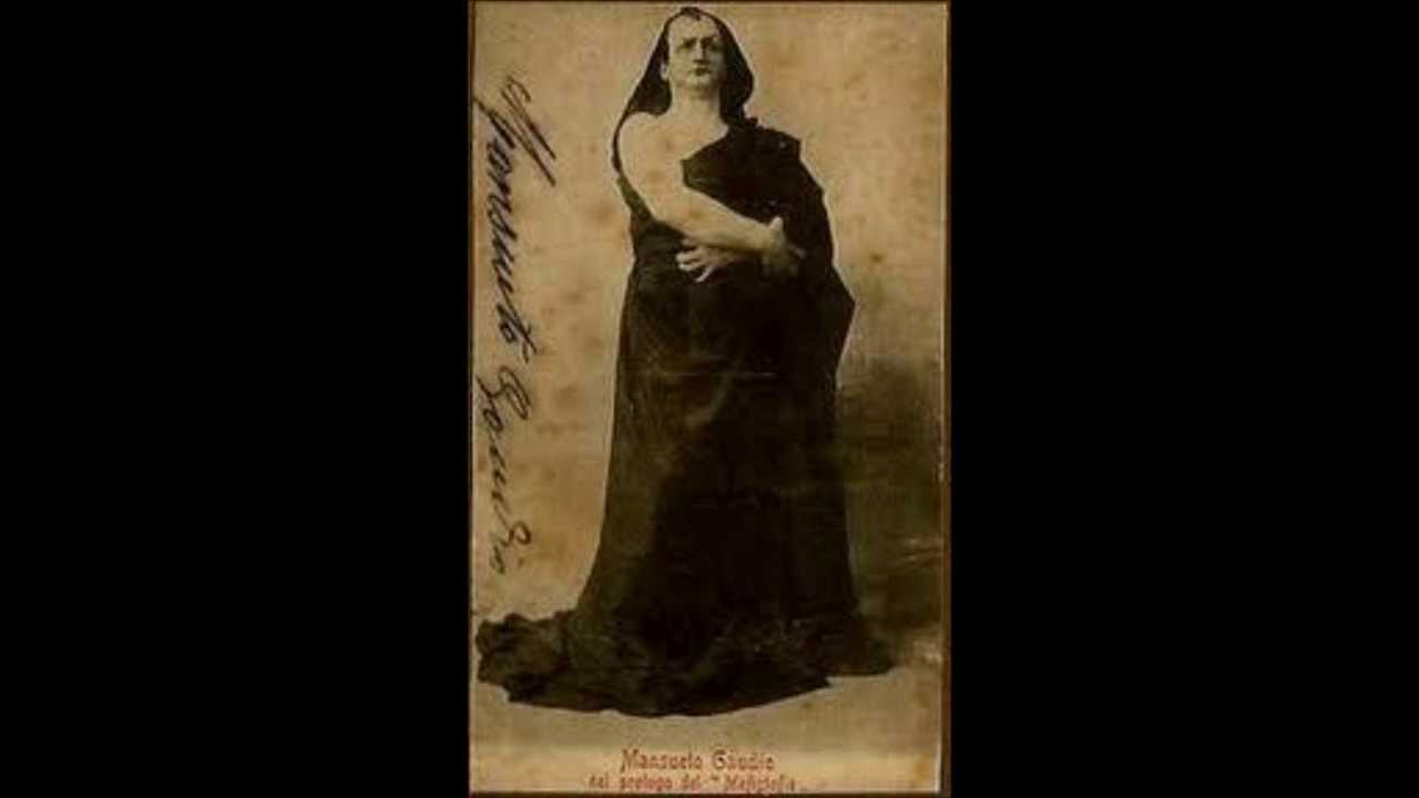 Boito - Mefistofele - Su, cammina - Gaudio Mansueto, Gennaro de Tura (1909)