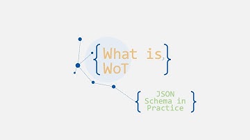 JSON Schema in Practice - Advanced Topics | What is WoT
