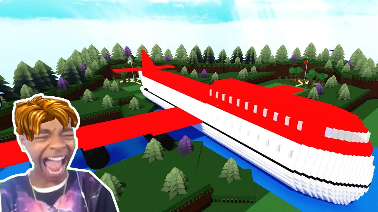 Roblox BUILD A BOAT Funny Moments MEMES (OLD PLANE)