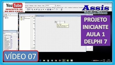 Programação em Delphi para Iniciantes Projeto Simples V#7