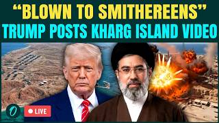 LIVE: Kharg Island ATTACKED Trump Posts VIDEO Of Kharg Island Blast, Iran MOCKS U.S Over AI Video