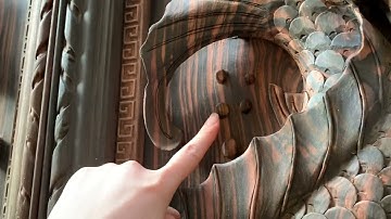 Dựng mộc tranh cá Lý ngư vọng nguyệt gỗ mun Lào| Tranh gỗ Đại Nghiệp