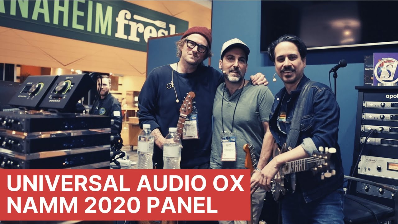 Universal Audio OX - Butch Walker Corey Congilio And Brett Papa NAMM 2020 Panel - In Depth Review auf YouTube ansehen Universal Audio OX - Butch Walker Corey Congilio And Brett Papa NAMM 2020 Panel - In Depth Review auf YouTube ansehen