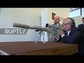 Russia: Putin tests Kalashnikov's latest sniper's rifle