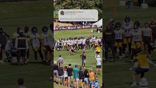 Jaylen Warren CRAZY juke at training camp🔥 #steelers Net Worth