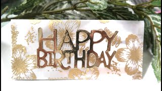 Parchment Gift Pocket