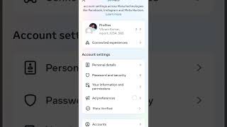 remove Connected accounts from account center in Instagram #instagram #trick #facebookad