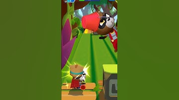 Best Funny Fails Talking Tom Hero Dash Super Ginger P8 Gameplay #talkingtom #shorts #shortfeed