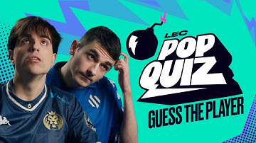 Guess The Player | LEC Pop Quiz | Spring 2024