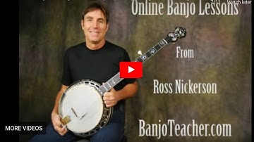 Rock Solid Banjo Timing and Banjo Backup by Ross Nickerson  - Excerpt from DVD - BanjoTeacher com