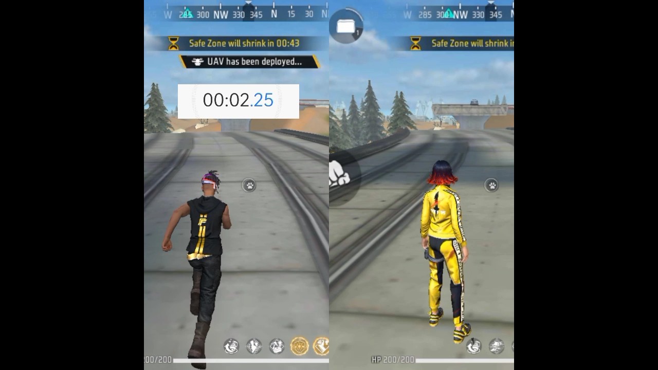 Free fire# D-Bee Vs Kelly character# short video #😱😍🤣🤔