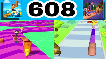 Shortcut run vs Nail Stack :All Levels Gameplay Android ,ios Part (608)