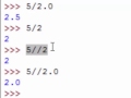 python 2 7 integer division and division difference