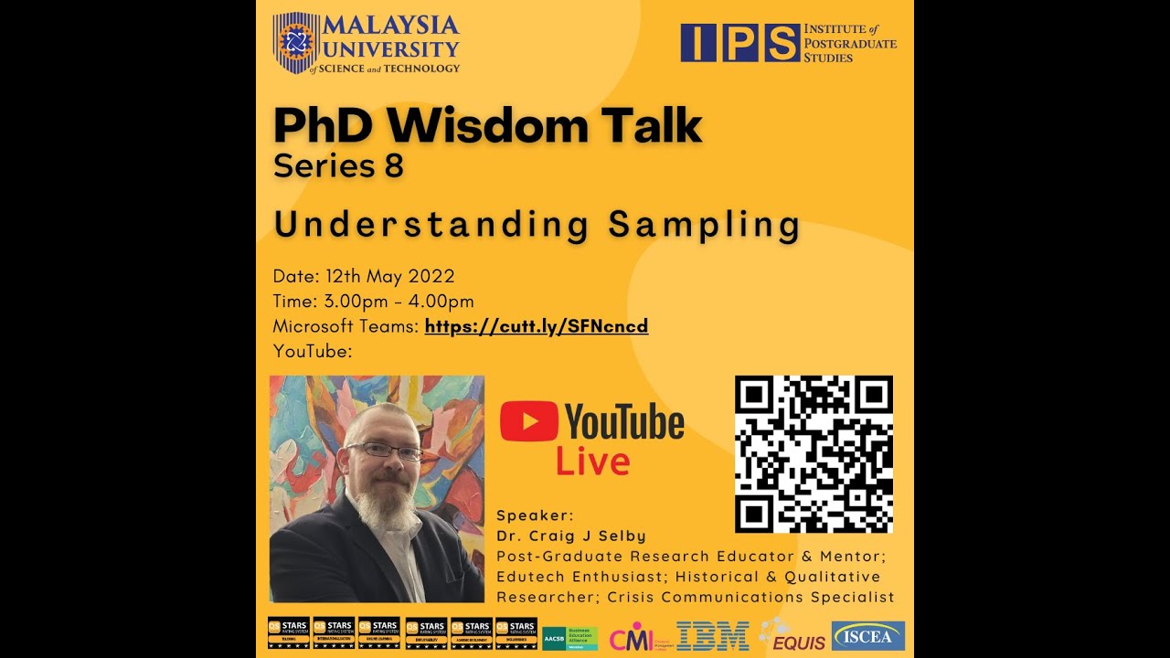 PHD Wisdom Talk Series 8 - Understanding Sampling