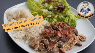 Schnitzel in Sahne - super Party Rezept