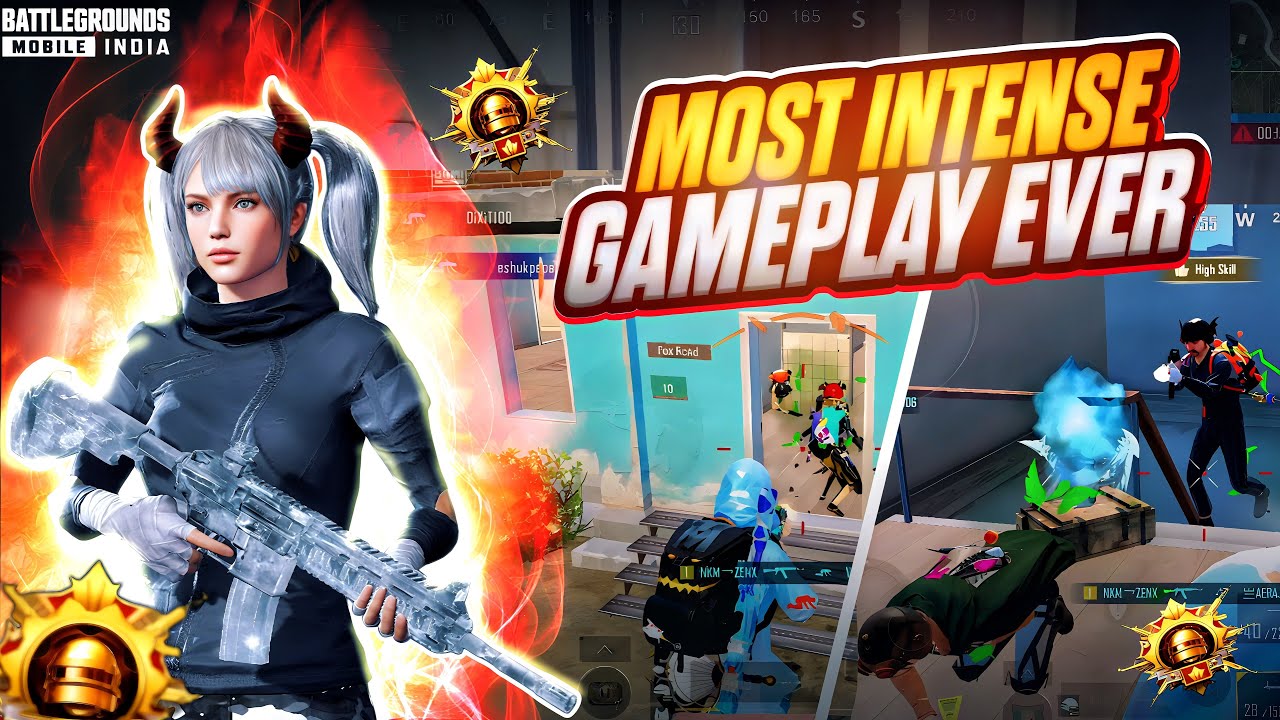 MOST INTENSE GAMEPLAY EVER ☠️ | 1v4 Clutches in conqueror lobby 🔥⚡️ ...