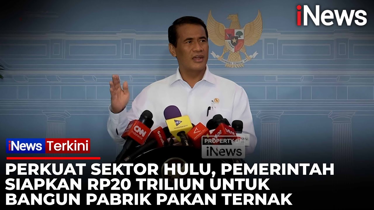 Mentan Amran Ungkap Pemerintah akan Bangun Pabrik Pakan Ternak Senilai Rp20 Triliun | iNews Terkini