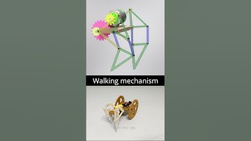 CAD walk mech demo #CADAnimation #WalkingMechanism #Robotics #Kinematics #engineering