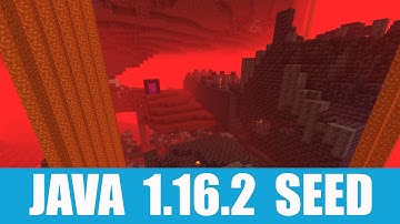 Minecraft Java 1.16.2 Seed: Teleport on top of a bastion remnant with the help of portal near spawn