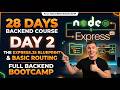 Day 2: The Express.js Blueprint & Basic Routing | Full Backend Bootcamp