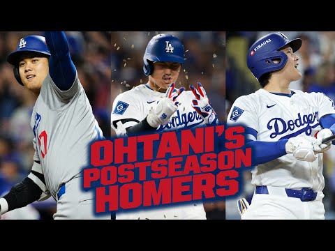 ALL of Shohei Ohtani's homers from the 2024 and 2025 Postseasons in under 5 minutes 💪 | 大谷翔平 ハイライト
