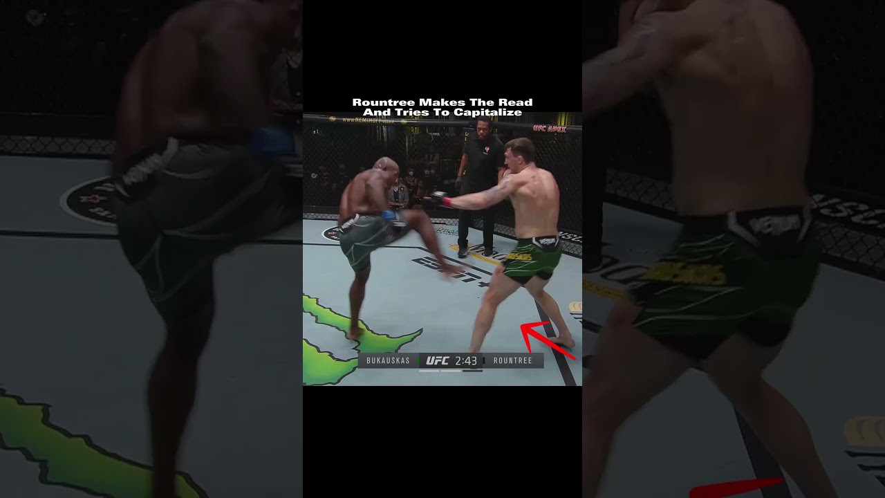 Khalil Rountree's Destructive Oblique Kick 