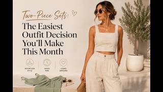 Two-Piece Sets: The Easiest Outfit Decision You'll Make This Month