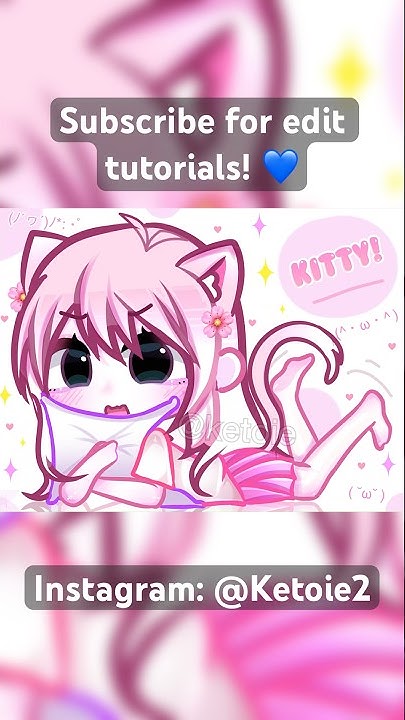 Gacha eye editing tutorial! 💙 Check out my  “Ketoie” Where you, how to edit hair on ibispaint x