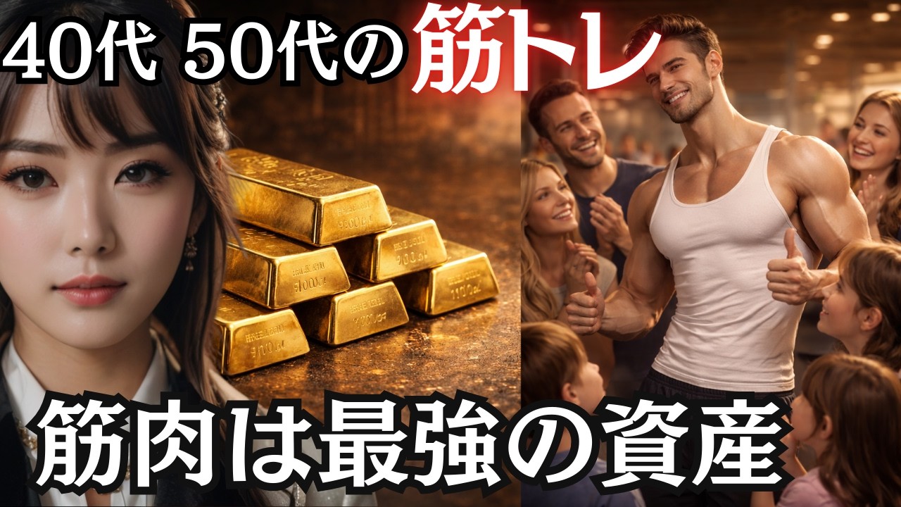 S&P500より、筋肉を育ててください。40代・50代が絶対に暴落しない「最強の資産」を作る方法【マッスル資本論】