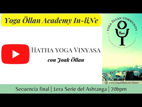 Secuencia final (última parte) | Primera Serie de Ashtanga Vinyasa | 70 bpm en 4/4