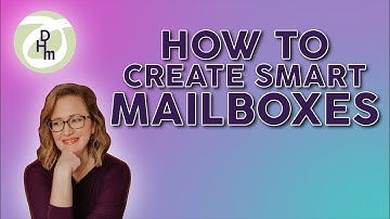 How do I create a smart mailbox? (Apple Mail)