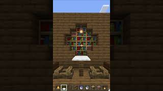 Minecraft: how to build a small library tutorial - EASY #shorts