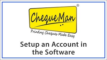 How to Setup an Account in the Software?