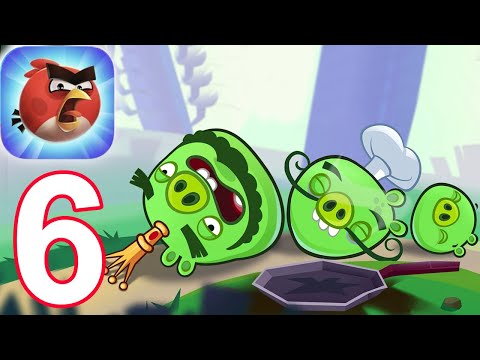 Angry Birds Reloaded - Gameplay Video Bamboom Forest Level 1 - 45 Part 6 (iOS)