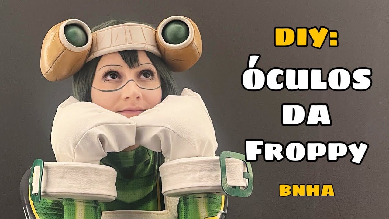 Como Fazer: Óculos da Froppy | Tsuyu - BNHA
