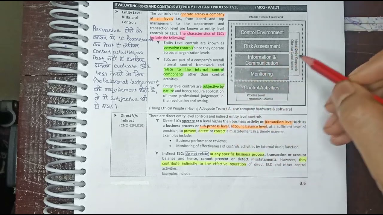 Entity Level Risks and Controls