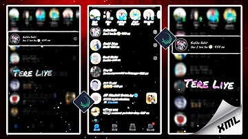 New Messeenger Tere Liye 😍🥰 Xml File 🔰 Sabir Bro 🤍 Preset By - @sabirbroxml