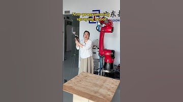 Spraying robot #robot #machine #industrialrobots #automation #spray